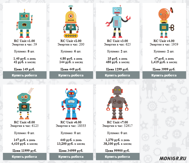 Заработок в Robot Cash